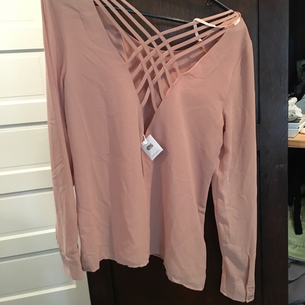 Naked Zebra blouse - new with tags
